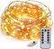 66 ft 200 LED USB Fairy Lights Plug in, Twinkle String Lights with Remote and 8 Modes & Timer Copper Wire Mini Starry Lights for DIY Christmas Wedding Party Bedroom Wall Decorations, Warm White